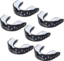 6 Pcs Cross Mouth Guards Christian Teeth Armor Sport Game Guard Religious Mouthg