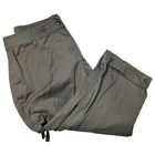 Cato Cargo Capri Crop Pants Cuff Outdoor Cotton Women's Size 18W