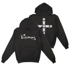 2 Sides Basement Band Star Hoodie Pullover Unisex Black S-5XL 1V0771