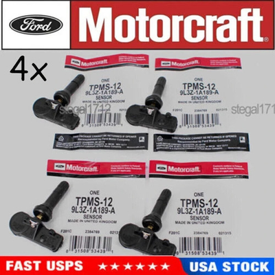 #ad #ad 4PCS Genuine Motorcraft TIRE PRESSURE MONITORING SENSOR OEM TPMS 12 9L3Z 1A189 A $29.69