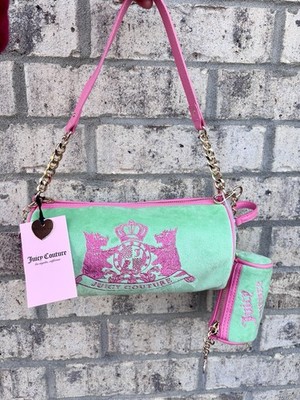 NWT Juicy Couture Choose Scottie Dogs Barrel Shoulder Bag Purse