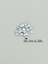 RoundCraft Mirrors 100 Pcs 6 Mm Mirrors For Art  Craft Works Scrapbook Decor