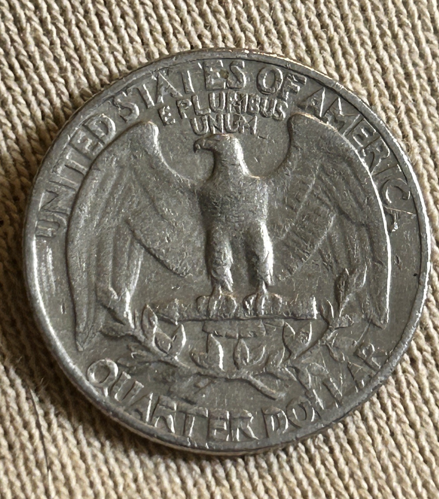 RARE 1967 Quarter MLTPL ERROR Letters on EaglesHead/Wings & Rim ...