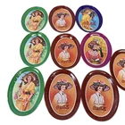 Coca Cola Oval Metal Tip Trays Lot Set Of 10 Vintage Style Lady Ads Coke Bar