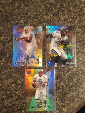 Lot of 3- 1999 Upperdeck Black Diamond Inserts SP E. George, S. McNair, F Taylor