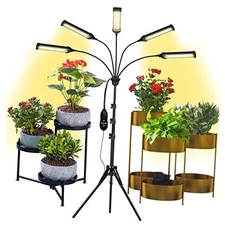 Grow Lights for Indoor Plants, Full Spectrum led Grow Light with 5 Light Heads