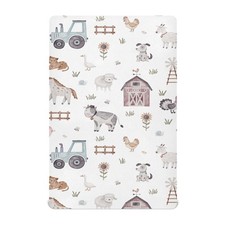 Farm House Animals Crib Sheets - Boys  Girls Cotton Crib Sheet for Standard ...