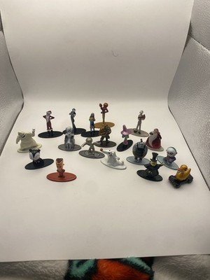 Jada Toys Metal Nano Figures Lot Of 18 Die Cast Figures Night Mare Before Christ