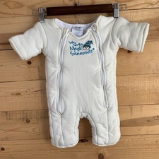 Baby Merlin's Magic Sleepsuit Pale Yellow Small 3-6 Months 12-18 Lbs 100 Cotton