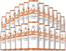 Carlsberg Export Lager | 500ml cans | ABV 4.8% | pack of 24