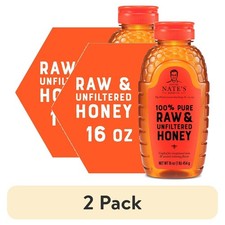 Pure Unfiltered Honey 100 Natural Gluten-Free 16 Fl Oz Twin Pack