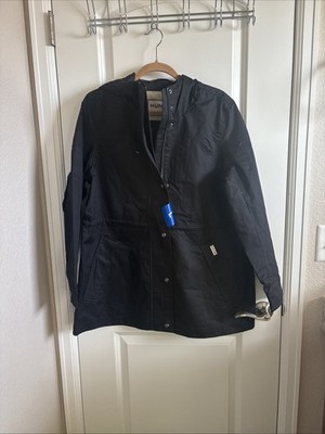 Womens Water Resistant HUNTER Jacket Black Size Large