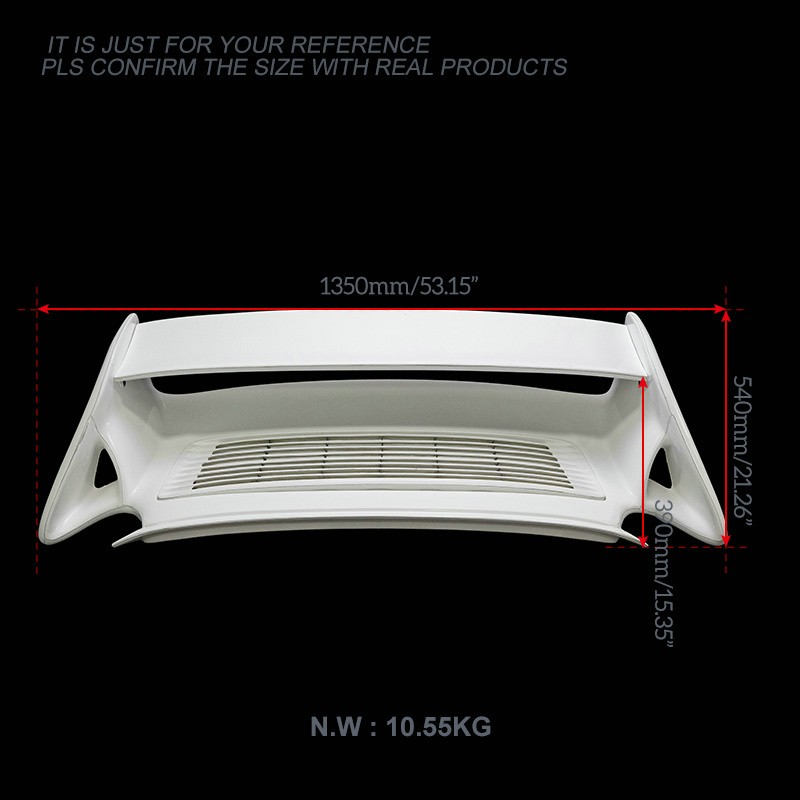 For Porsche 911 964 Type S FRP Unpainted Rear Trunk With Spoiler