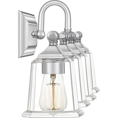 Quoizel Nicholas 30 1/2"W Polished Chrome 4-Light Bath Light - Picture 3 of 4