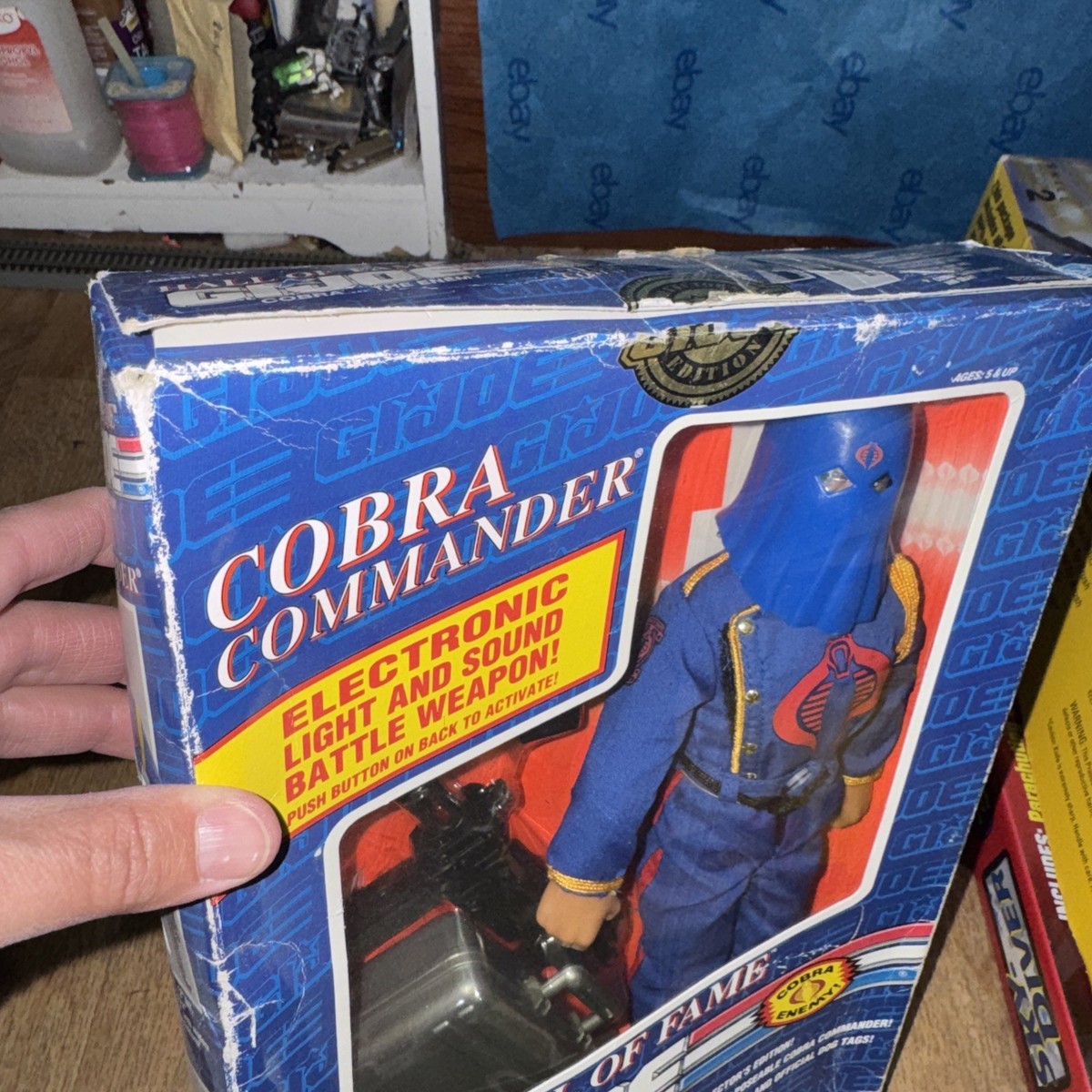 GI Joe Cobra Commander 12” Hasbro Hall Of Fame Action Figure 1991