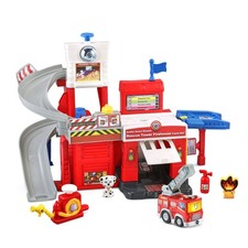 VTech Go Go Smart Wheels Rescue Tower Firehouse Toy Fire Truck