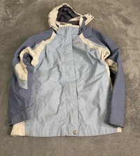 The North Face Hyvent Jacket Girls Size Large Blue Full Zip Outdoor