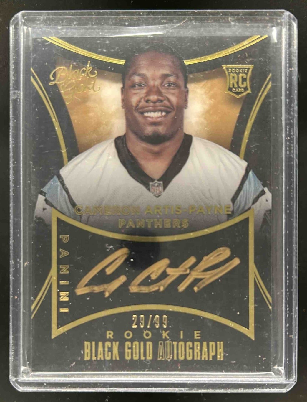 Cameron Artis-Payne Panini Black Gold Rookie Autographs #RAUCA Base