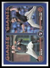2024 Topps Update Royal Blue #US271 Erik Miller/Nick Avila