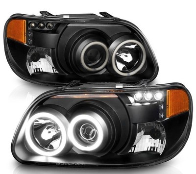 TRIPLE E EMBASSY 2003 2004 BLACK PROJECTOR HEADLIGHTS HEAD LIGHTS LAMPS RV