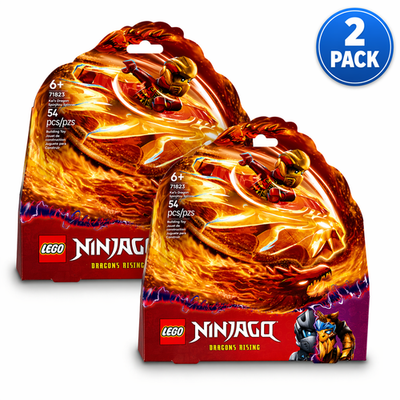 LEGO Ninjago Kai's Dragon Power Spinjitzu Flip 71826 2 Pack New