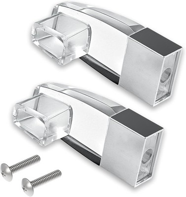 Clear Acrylic Shower Door Towel Bar Brackets Fit for Alumax/Basco Framed Slid...