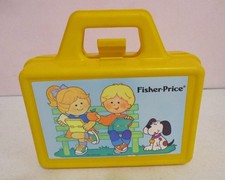 Fisher Price-Fun With Food-Lunchbox-7"T x 8"W-1990-Vintage-Shown