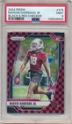 MARVIN HARRISON JR 2024 PANINI PRIZM #375 RC BLACK RED CHECKER PRIZMS PSA 9 MINT