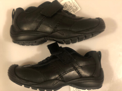 Marks and Spencer Infant Boys Black Leather School Shoes Size