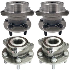 4 Pcs Front Rear Wheel Hub Bearing For Subaru Legacy 2008-2011 Impreza W3
