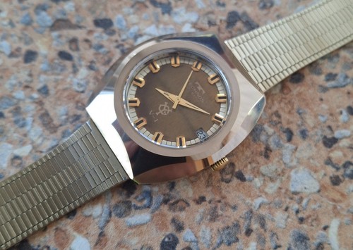 Vintage Technos 25 Jewels ETA 2824 Watch Yomiuri Giants V-1 Tungsten 28800 BPH - Picture 3 of 11