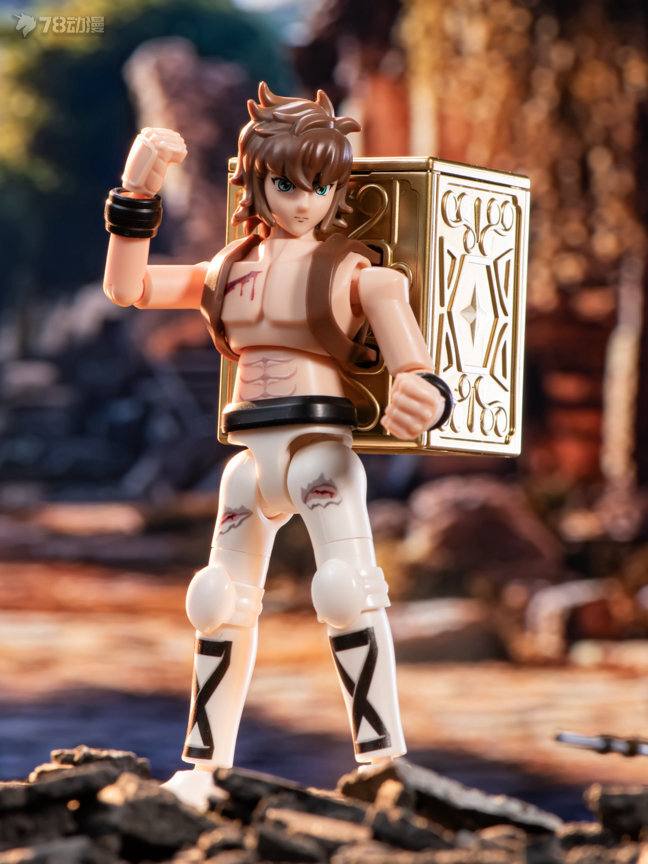 Figurine Saint Seiya – Aiolos & Athena, Boîte Aveugle Blokees, Kit Maquette, Neuve