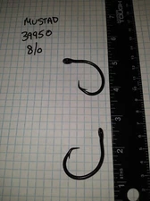 Mustad 39950NP-BL 8/0 Ultra Demon 3x Strong Circle Hooks