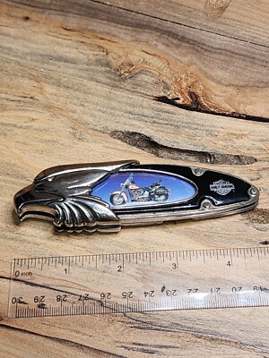 Franklin Mint Harley Davidson Collector Knife Rare Vintage T688 | eBay