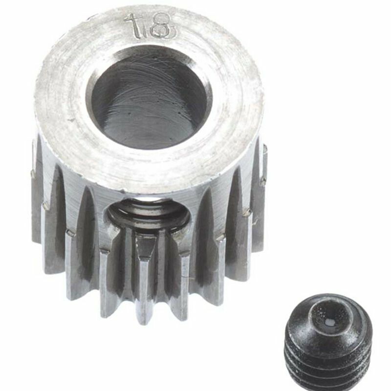 Pinion Gear Hard 48P 18T 5mm by Robinson Racing ASC/HPI/Traxxas RRP2018