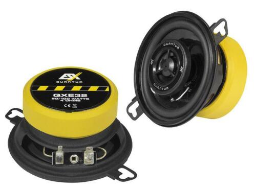 ESX QXE32 8,7 cm (3.5") 2-Wege Koax-Lautsprecher (Paar) 100 Watt NEU - Bild 1 von 7