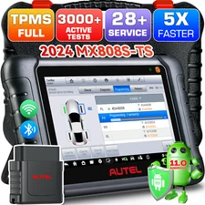 2025 Autel MaxiCOM MX808S-TS Bi-directional Scanner Top TPMS Pr~ogramming Tool 