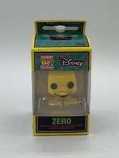 Funko Pocket Pop Llavero Pesadilla Antes de Navidad Zero el Perro Luz Negra Nuevo en Caja