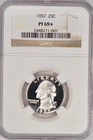 1957 Washington Quarter Proof NGC PF 69 STAR PR69* Frosty Coin 25C