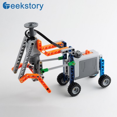 Power Function Motor DIY Car Set MOC Parts AA Battery Box L Motor For Le*go