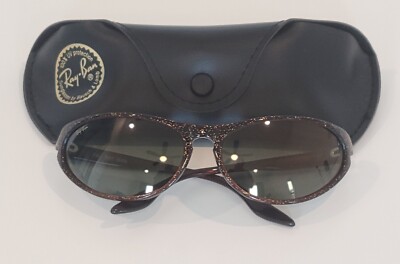 Ray-Ban USA B&L NOS Skyline Predator SPARKLE WRAP MIRRORED Vintage