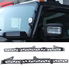 Pair A-Pillar LED Work Lights Mount Bracket Holder For Hummer H2 2003-2009 2PCS