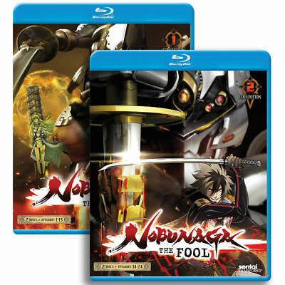 Nobunaga the Fool Complete Anime Collection 1+2 (2014-2015)4-Discs Blu-ray Set