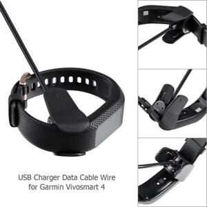 Charging Cradle Clip 1m USB Charger Data Cable Wire for Garmin Vivosmart 4 C#P5