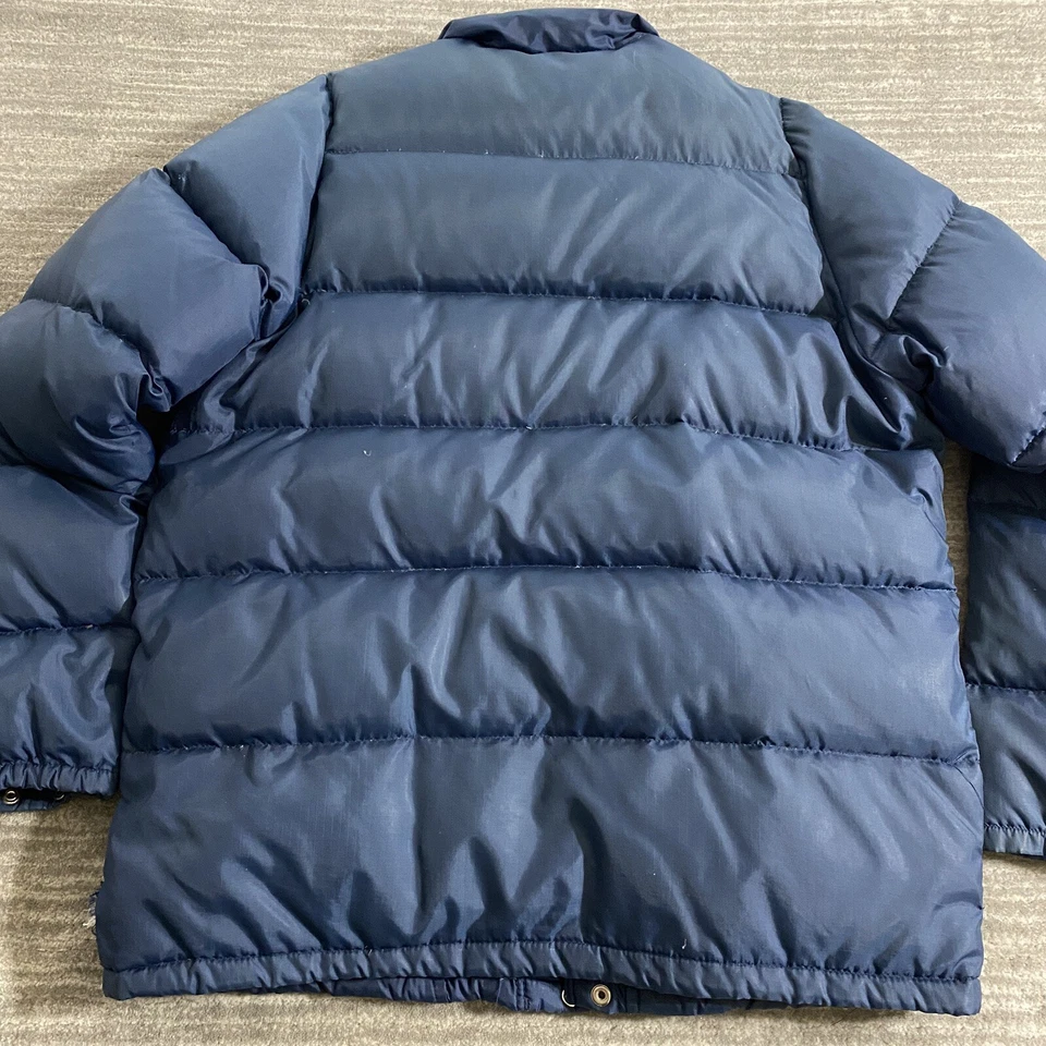 Vintage Golden Bear Blue Down Puffer Jacket Coat Mens Size Large - Image 2 of 4