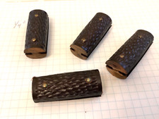 NOS Brown Wood Knife Scales