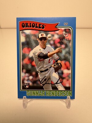 2023 Topps Brooklyn   GUNNAR HENDERSON RC (#2)   Blue /40