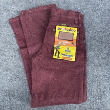 vintage wrangler jeans youth sz 9 Pro Rodeo Cowboy Cut deadstock NWT 80s pants