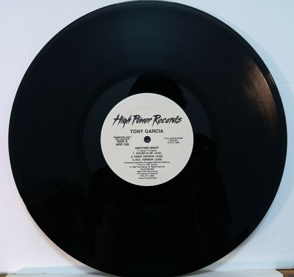 LO DOWN【FRIGHT NIGHTS】12' vinyl アングラ レア盤 Tony Garcia - ANOTHER NIGHT - RARE 12
