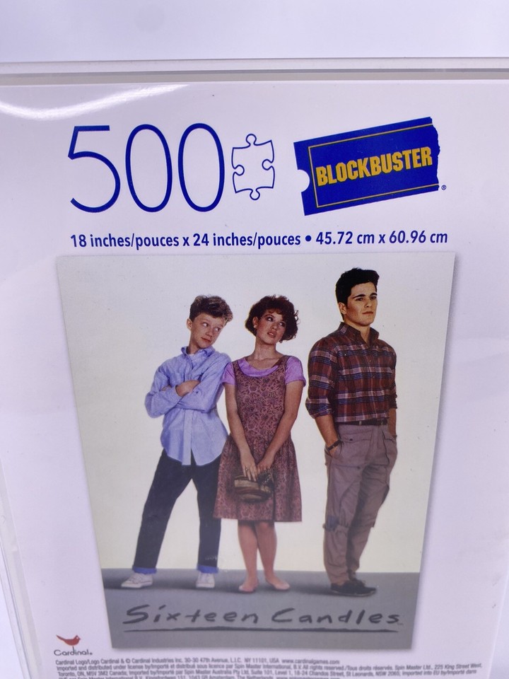 Sixteen Candles 500piece Blockbuster Movie Puzzle eBay